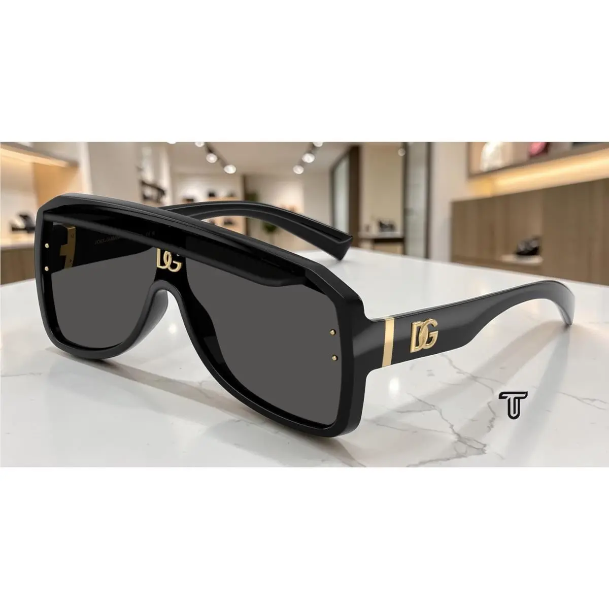 Dolce Gabbana DG6205 501 87 Black Dark Grey 37 mm Unisex Sunglasses