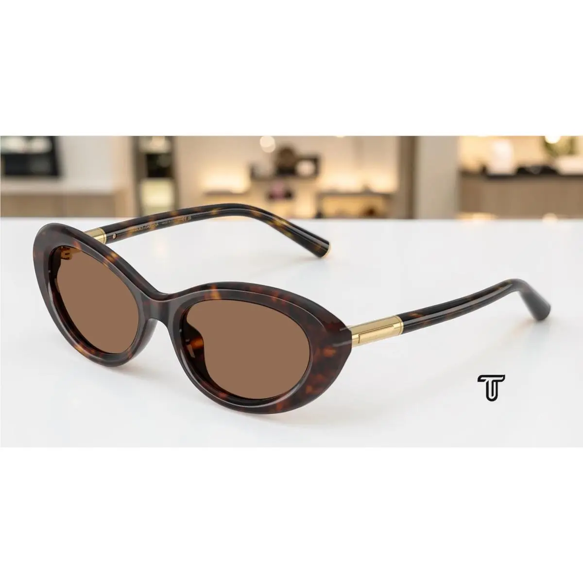 Dolce Gabbana DG4519 502 73 Havana Dark Brown 54 mm Women`s Sunglasses