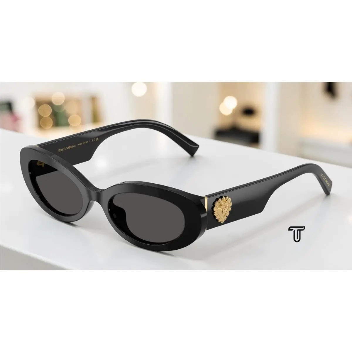 Dolce Gabbana DG4537 501 87 Black Dark Grey 53 mm Women`s Sunglasses