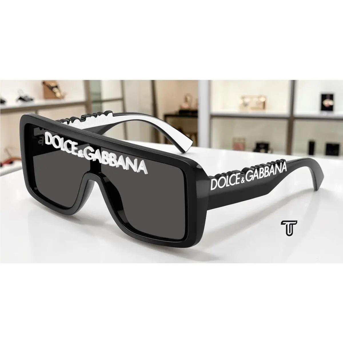 Dolce Gabbana DG6204 L50187 Black Dark Grey 34 mm Unisex Sunglasses