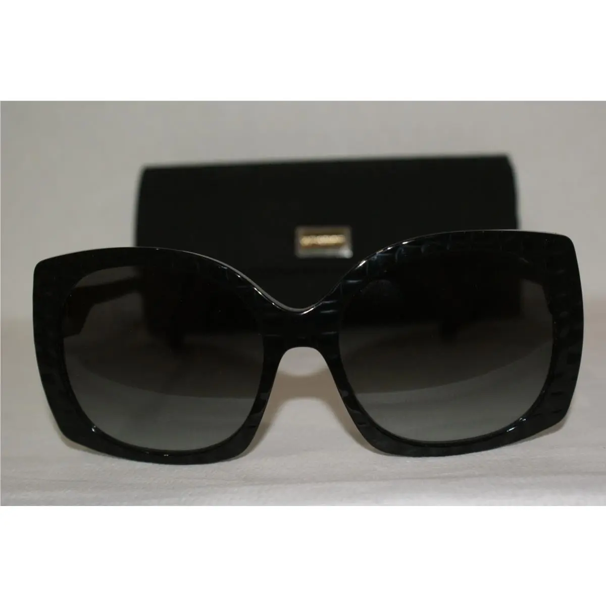 Dolce Gabbana Sunglasses 4385 Black 3288/8G 52-58 W Origina Case