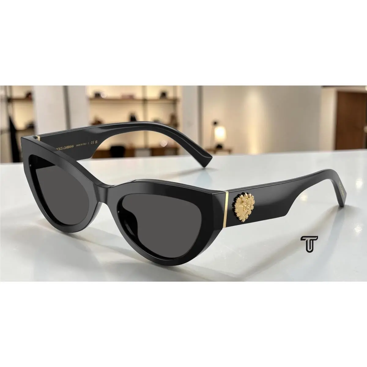 Dolce Gabbana DG4536 501 87 Black Dark Grey 55 mm Women`s Sunglasses
