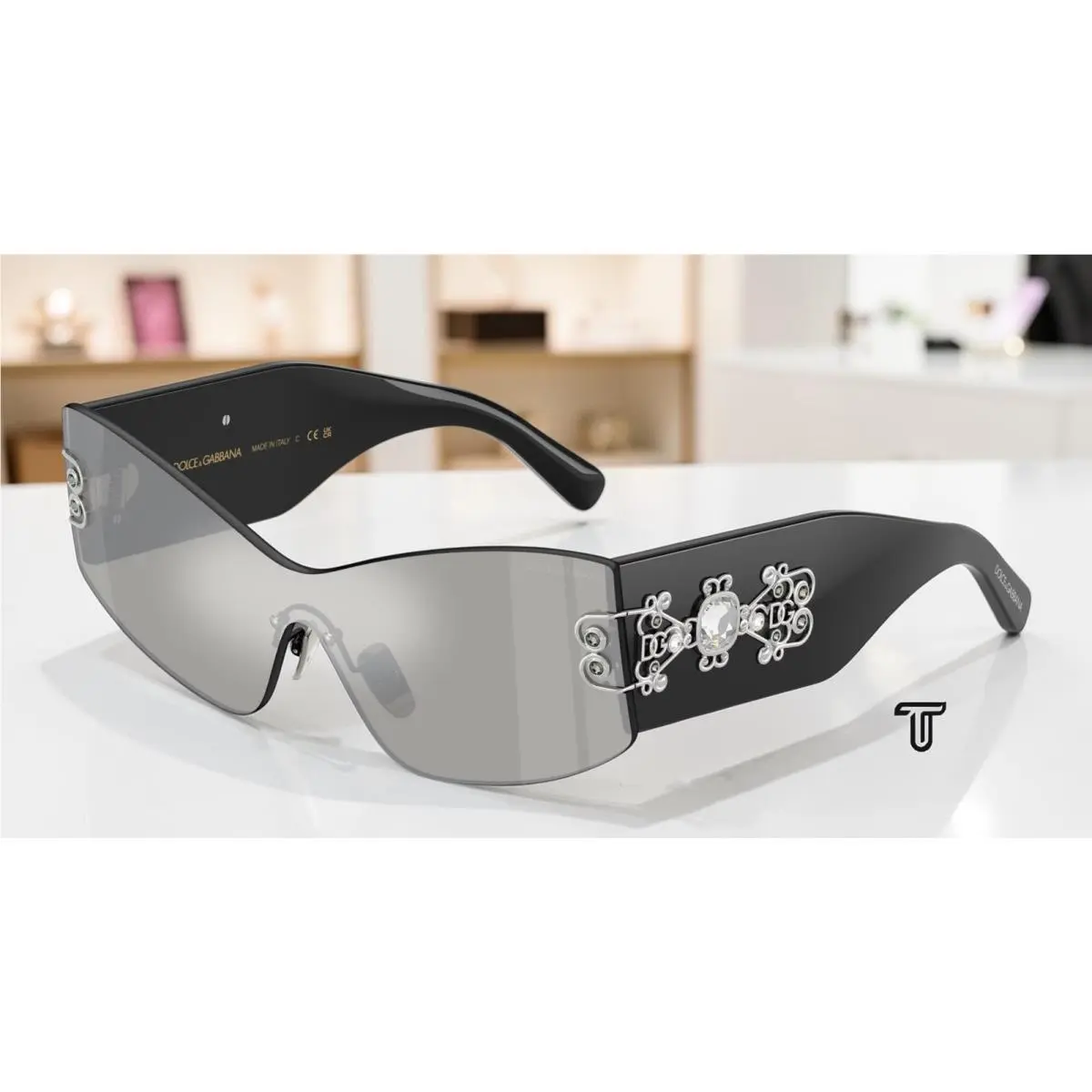 Dolce Gabbana DG4526B 501 6G Black Grey Mirror Silver 42 mm Women`s Sunglasses
