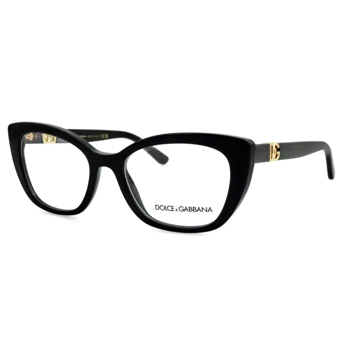 Dolce Gabbana DG3398 3091 Eyeglasses Women`s Bordeaux Full Rim Cat Eye 52mm