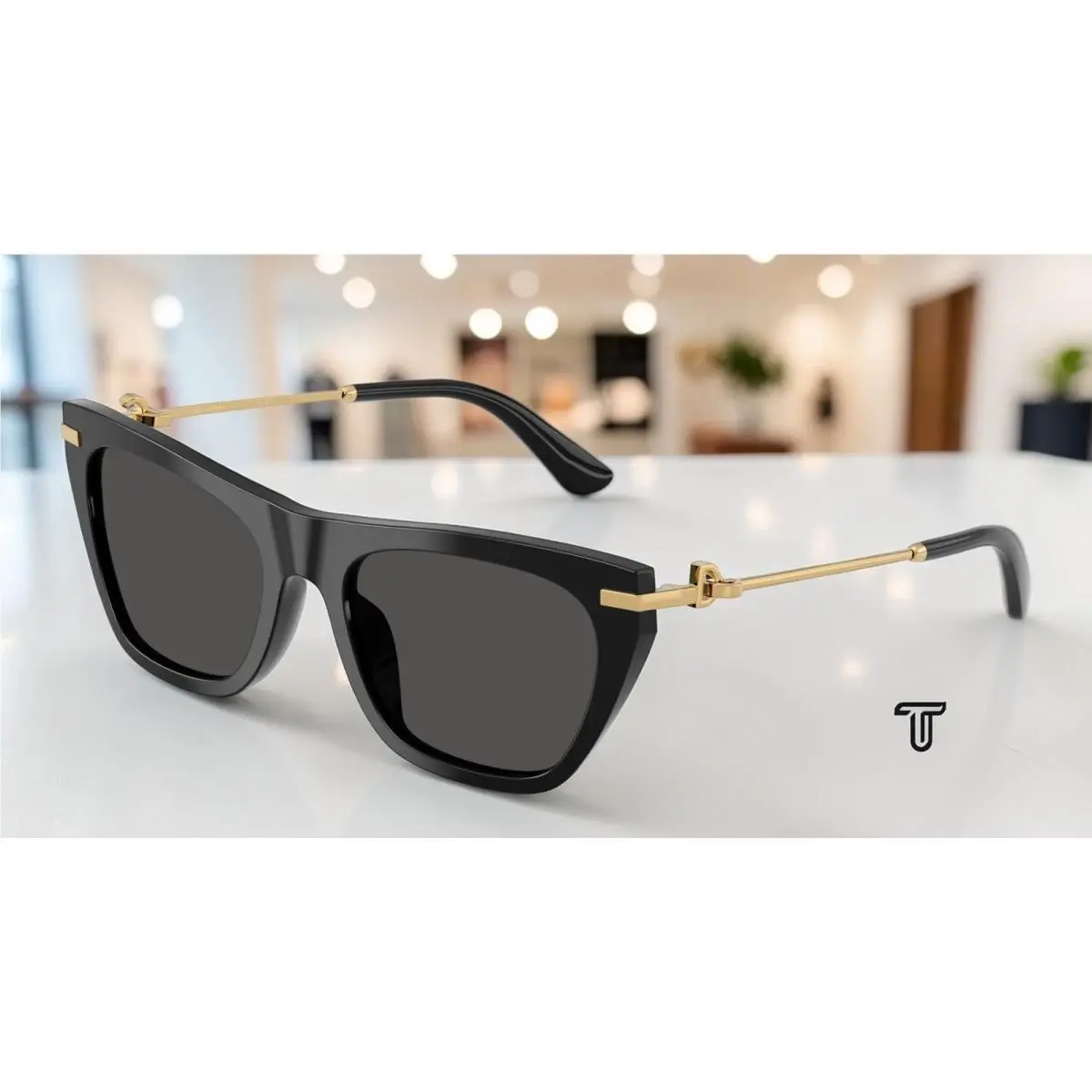 Dolce Gabbana DG4511 501 87 Black Dark Grey 55 mm Women`s Sunglasses