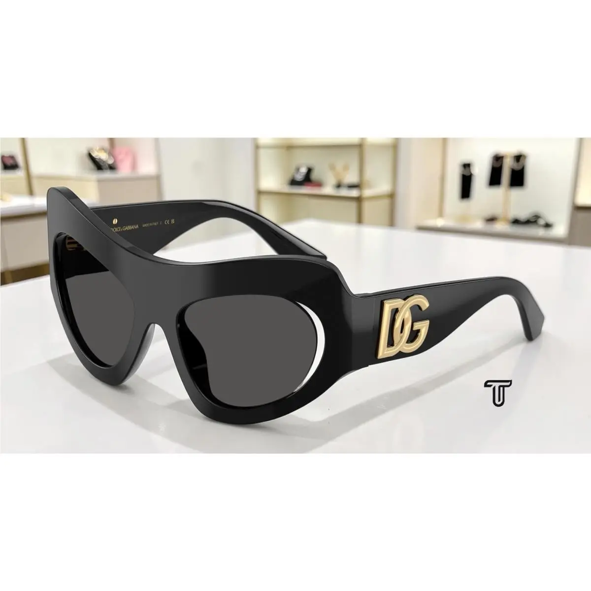 Dolce Gabbana DG4552 501 87 Black Dark Grey 53 mm Women`s Sunglasses