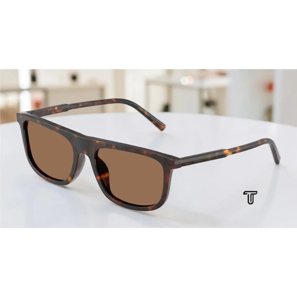 Dolce Gabbana DG4542 502 73 Havana Dark Brown 56 mm Men`s Sunglasses