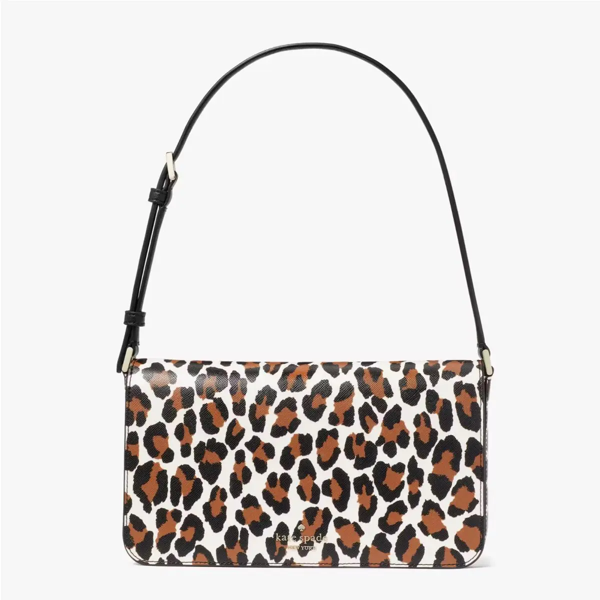 Kate Spade Staci Leopard Animal Print Shoulder Bag Purse