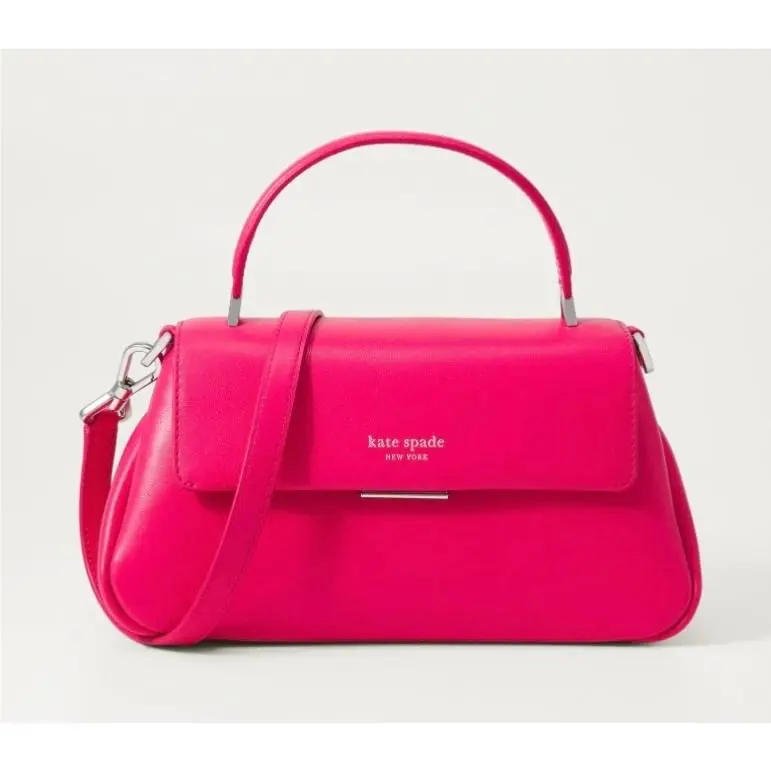 Kate Spade Grace Leather Top Handle Bag in Rosehip Pink