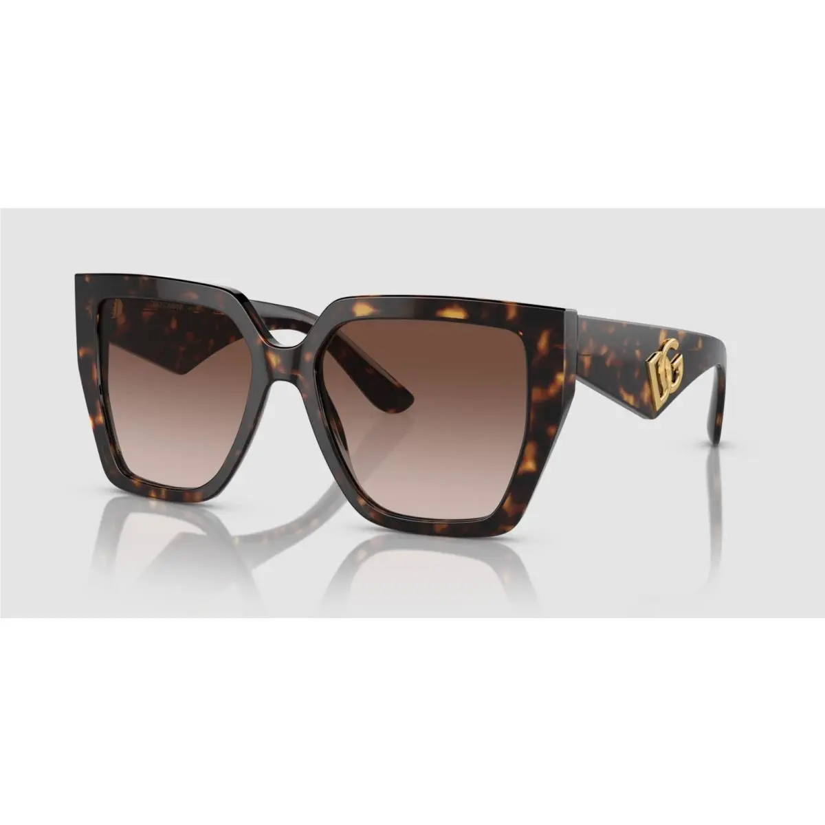 Dolce Gabbana DG4438 502 13 Havana Gradient Brown 55 mm Women`s Sunglasses