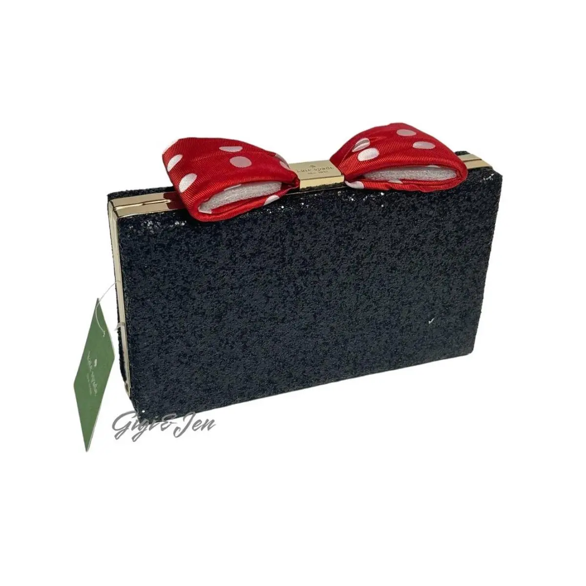 Kate Spade Disney Minnie Mouse Minnie Bow Clasp Clutch / Shoulder Bag
