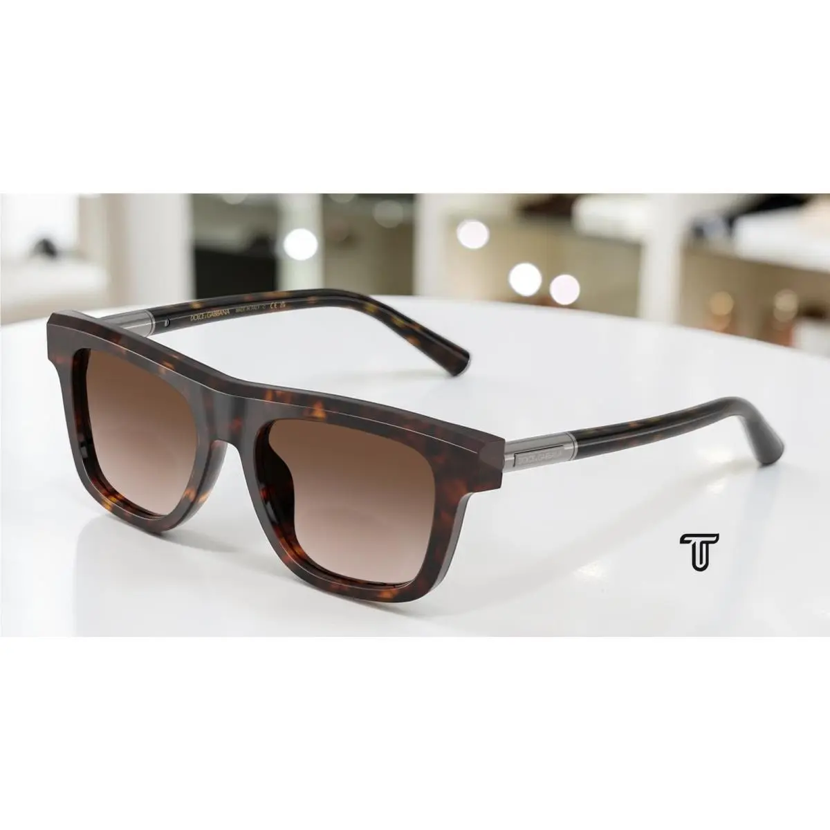 Dolce Gabbana DG4521 502 13 Havana Gradient Brown 52 mm Men`s Sunglasses