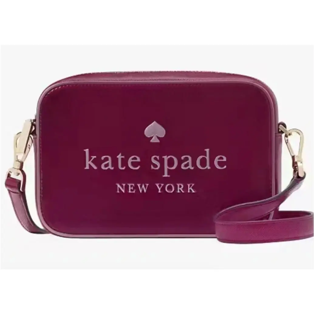 Kate Spade OH Snap Mini Camera Crossbody Bag 7 x 5 x 2. Raspberry