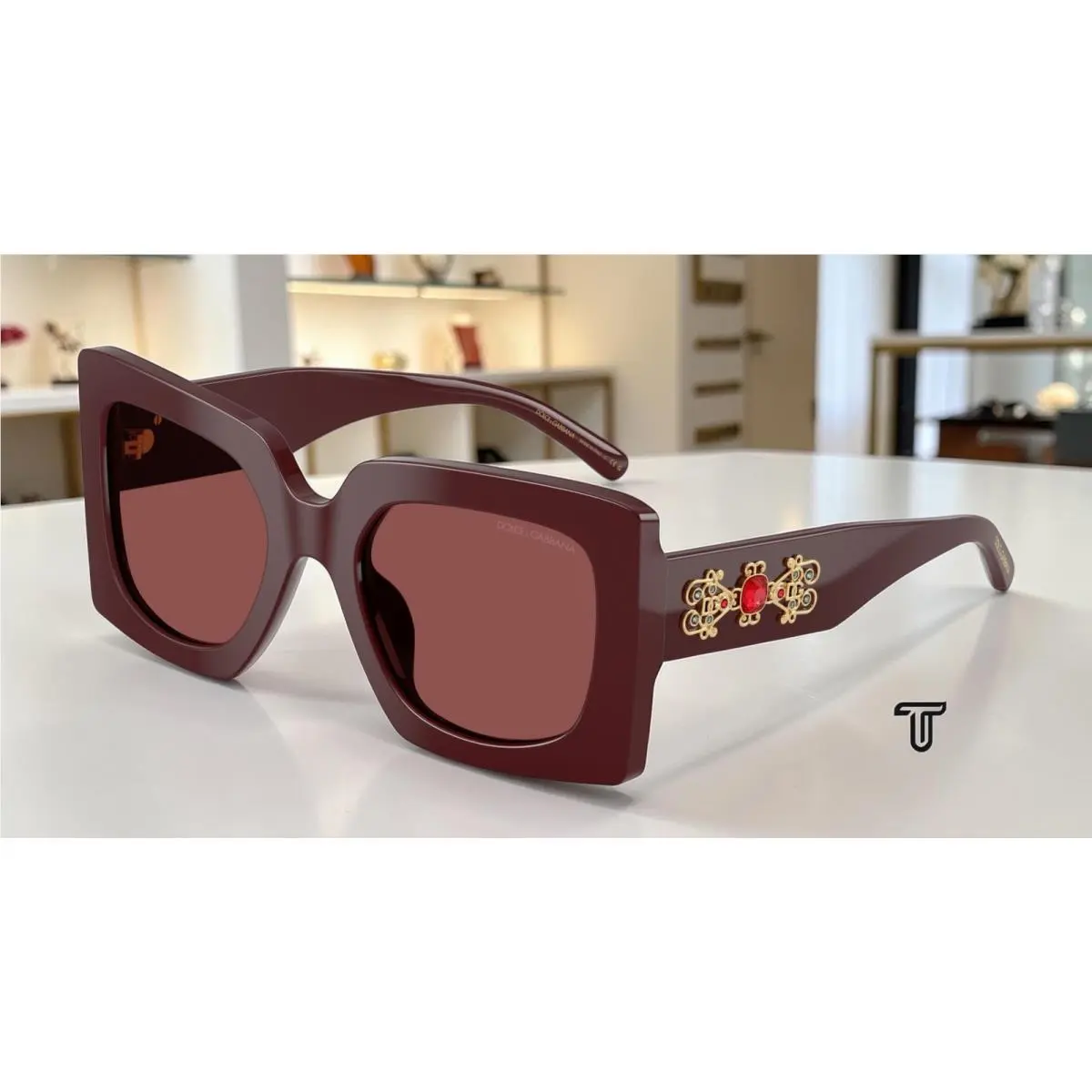 Dolce Gabbana DG4525B 309175 Bordeaux Dark Violet 54 mm Women`s Sunglasses