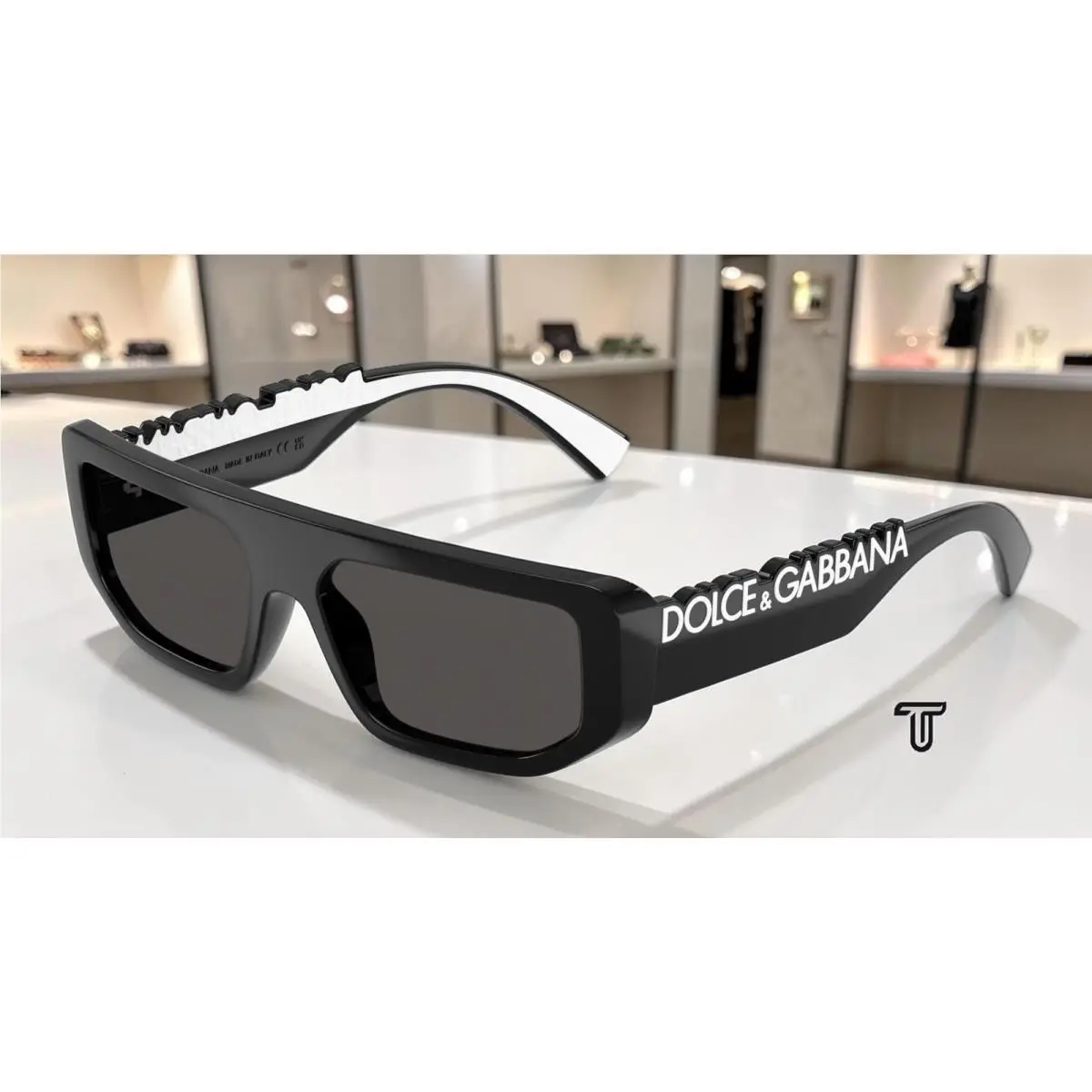 Dolce Gabbana DG6203 501 87 Black Dark Grey 56 mm Unisex Sunglasses