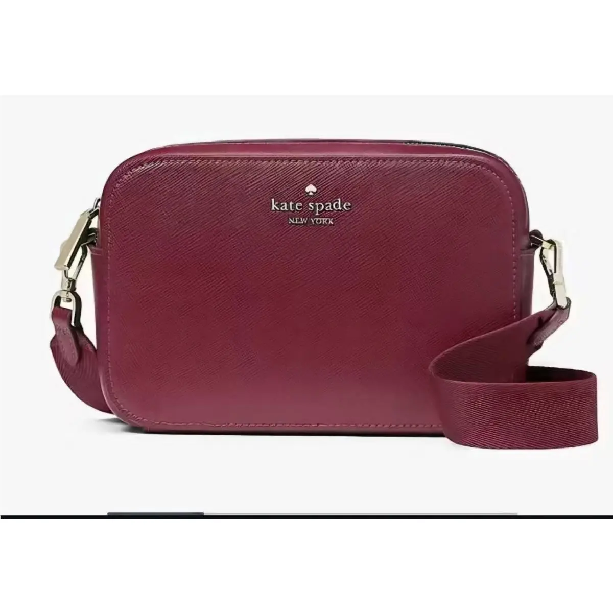 Kate Spade Madison Mini Camera Bag Saffiano Leather Blackberry