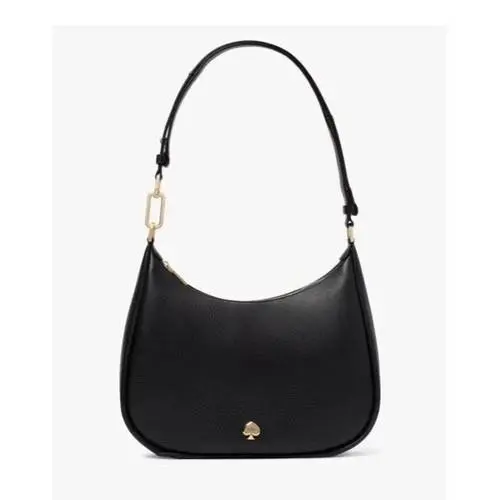 Kate Spade Kayla Large Medium Shoulder Bag Tote Crossbody Black Leather Gold