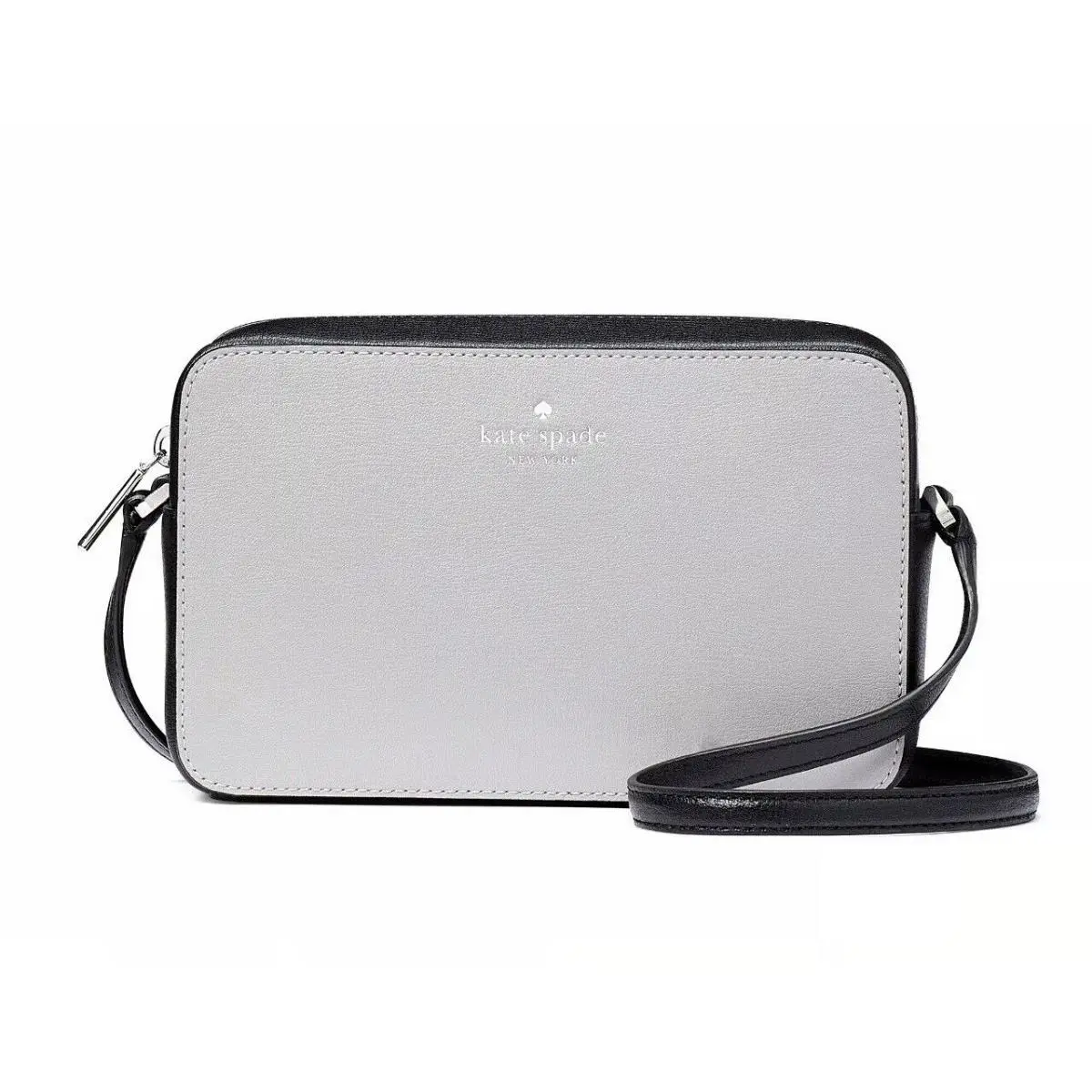 Kate Spade Sienna Leather Crossbody Bag 8 x 5 x 2.5 Grey
