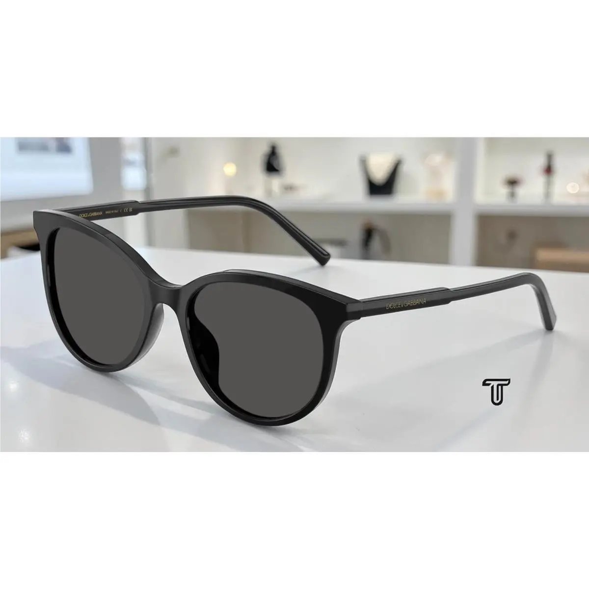 Dolce Gabbana DG4540 501 87 Black Dark Grey 55 mm Women`s Sunglasses