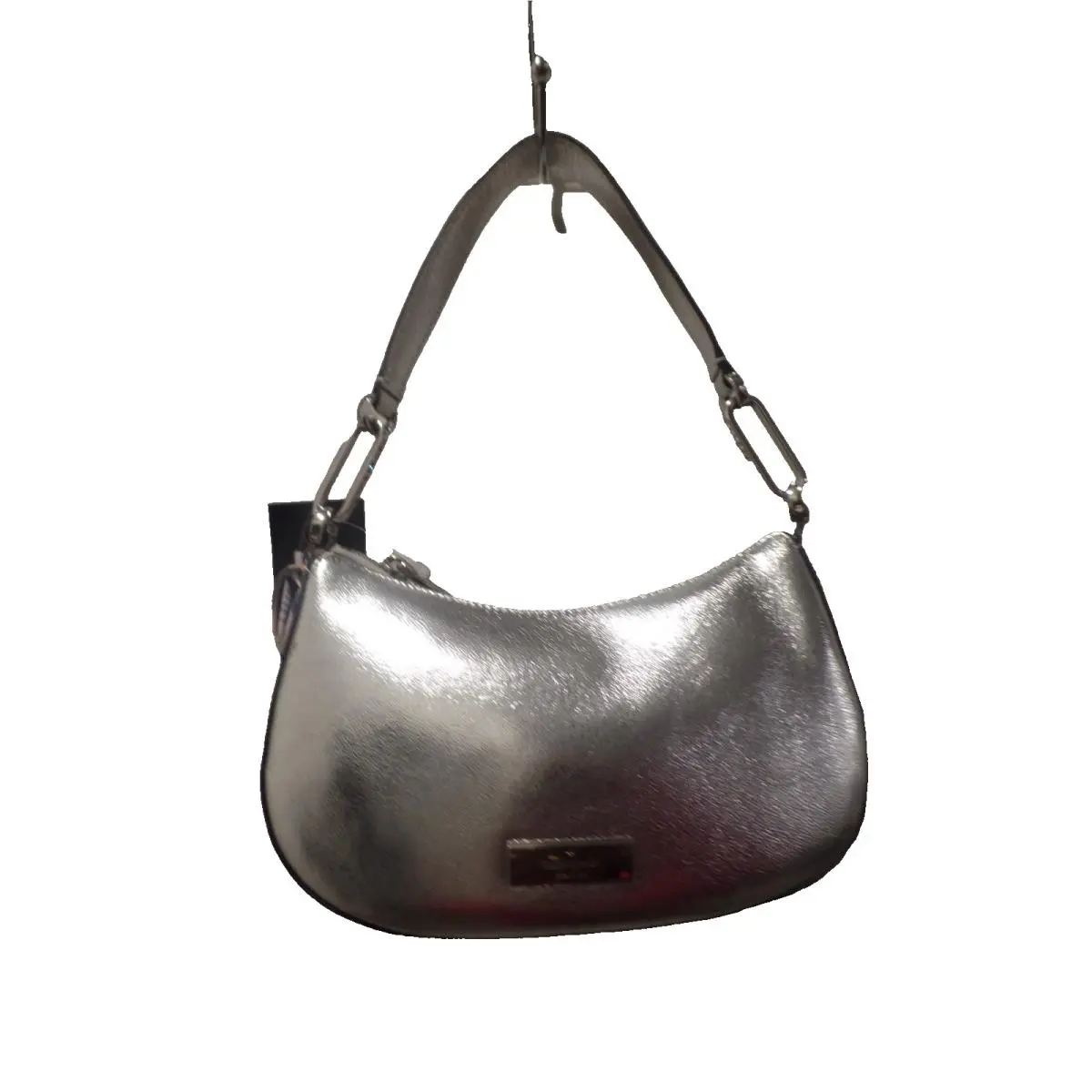 Kate Spade W/tags Silver Bag Medium Size Short Handle