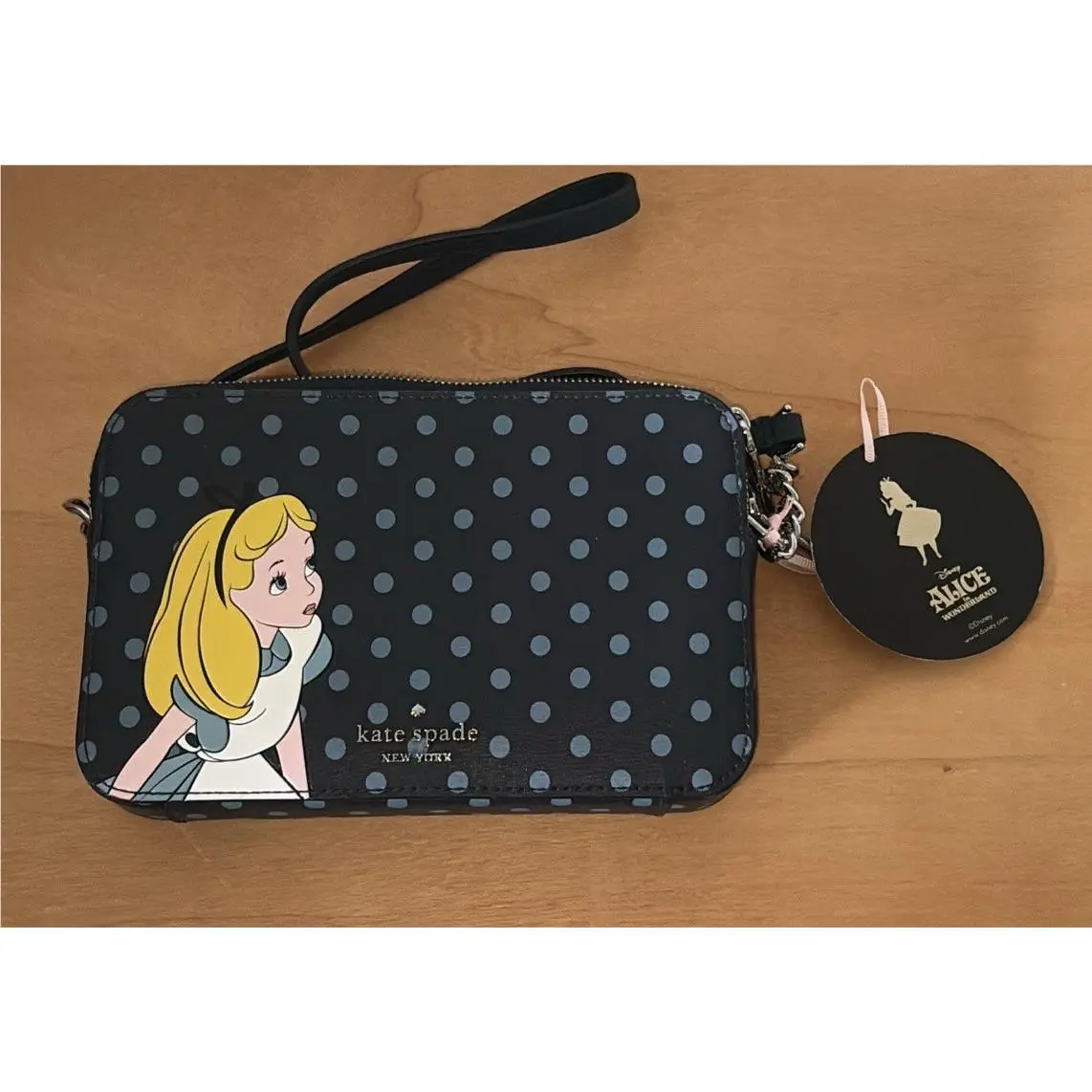 Disney x Kate Spade Alice in Wonderland Crossbody Handbag Purse Bag