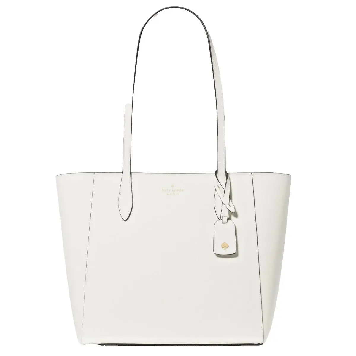 New Kate Spade Dana Tote Bag Large Meringue Saffiano Laptop Work Purse KE473