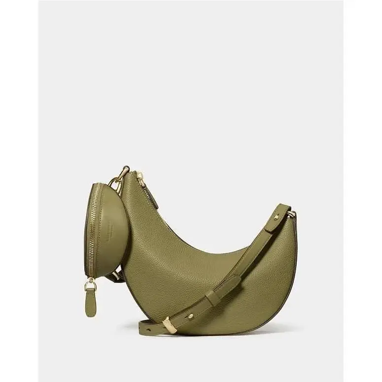 NWT$298 Kate Spade NY Duo Pebble Leather Convert Multi-way Crossbody Olive Green