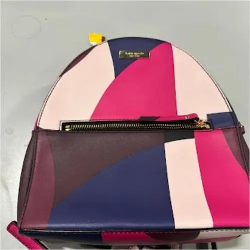 Kate Spade Laurel Way Sammi Geometric Small Grainy Vinyl Backpack - Multicolor