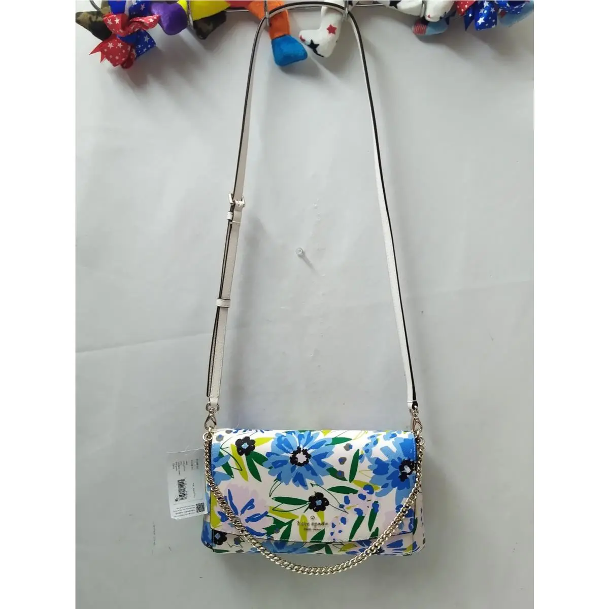 Kate Spade Laurel Way Multicolor Leather Floral Chain Crossbody Bag