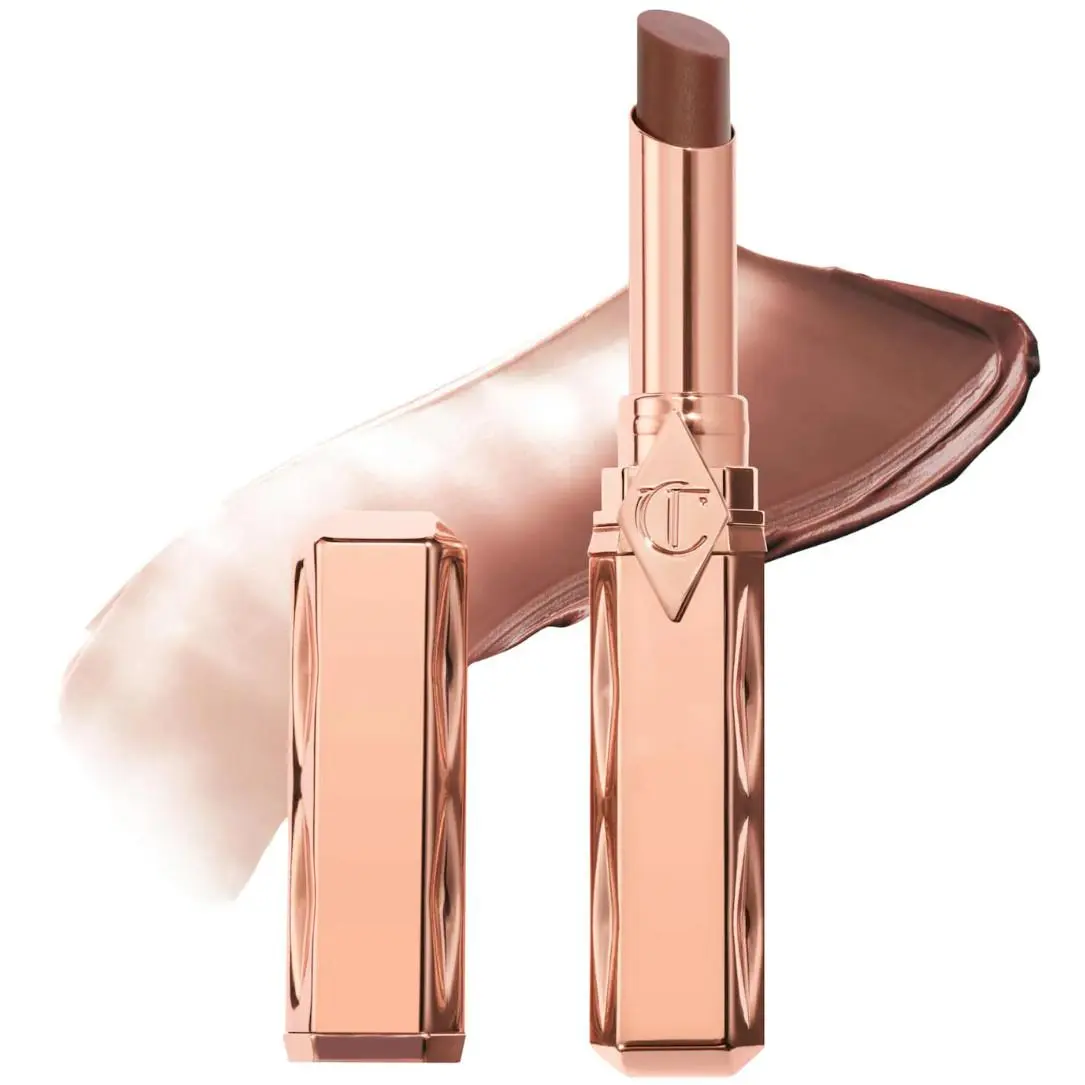 Long Lasting Blush Balm Lip Tint 6 Shades 0.07oz/2g 90`s Kiss - a sheer muted cool-toned brown by Charlotte Tilbury