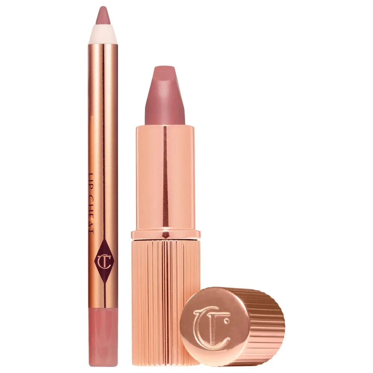 100%Authentic  Mini Pillow Talk Lipstick Liner Set 4 Shades Matte finish-Pillow Talk - nude pink by Charlotte Tilbury