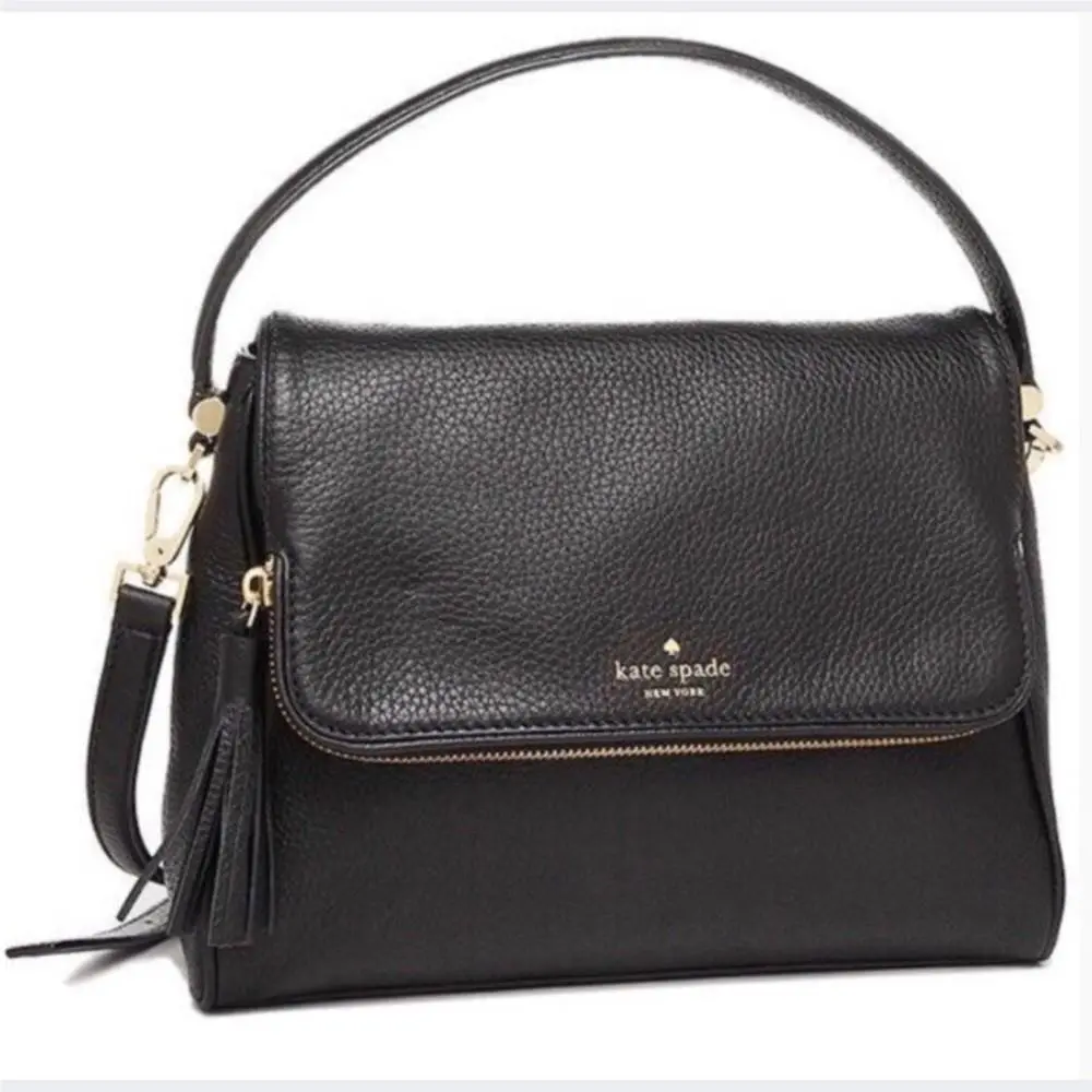 Kate Spade Miri Chester Street Black Shoulder Leather Bag