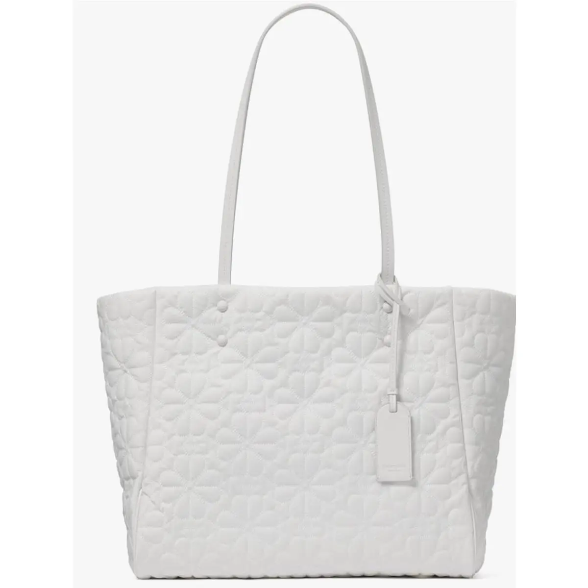 Kate Spade Tilly Quilted Tote White Dove KL194 Medium Shoulder Bag