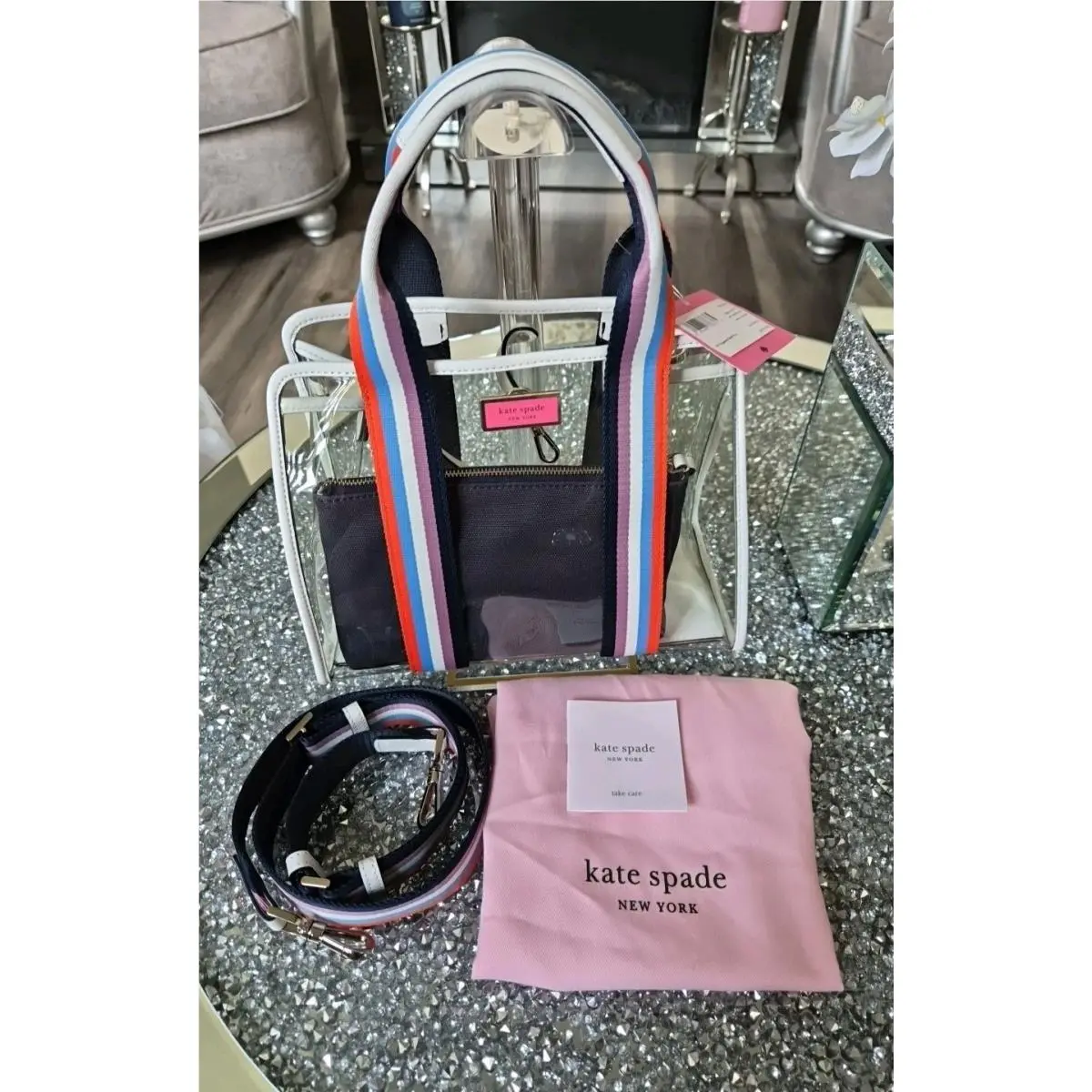 Kate Spade Blazing See Thur Medium Satchel with Dustbag