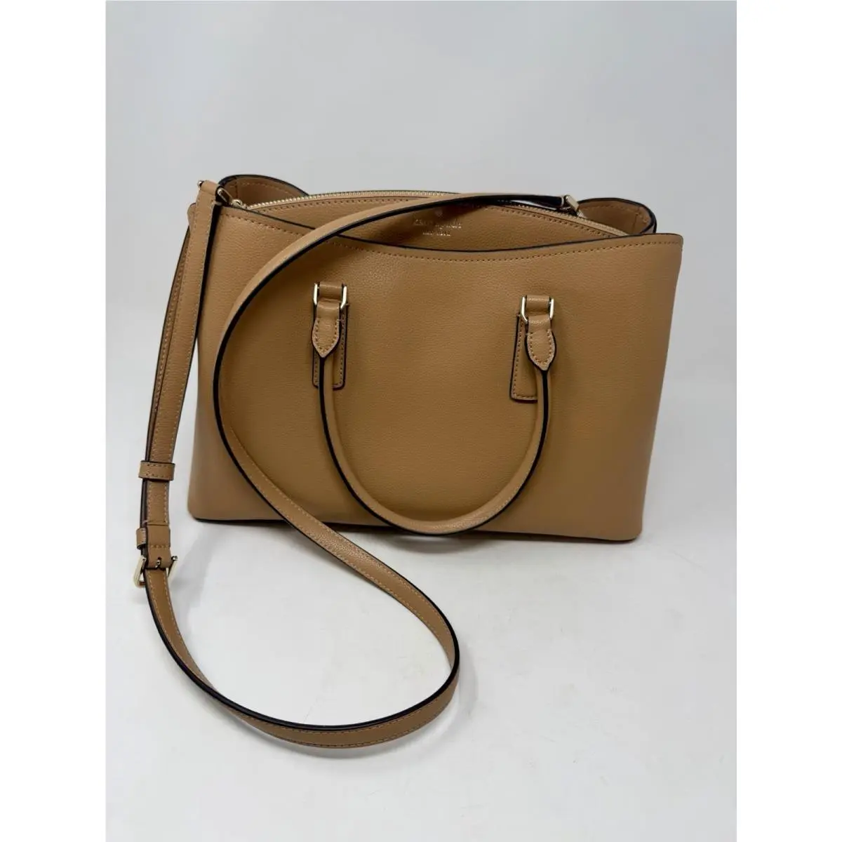 Kate Spade Thompson Street Tuscan Brown Delicate Pebble Medium Satchel Bag