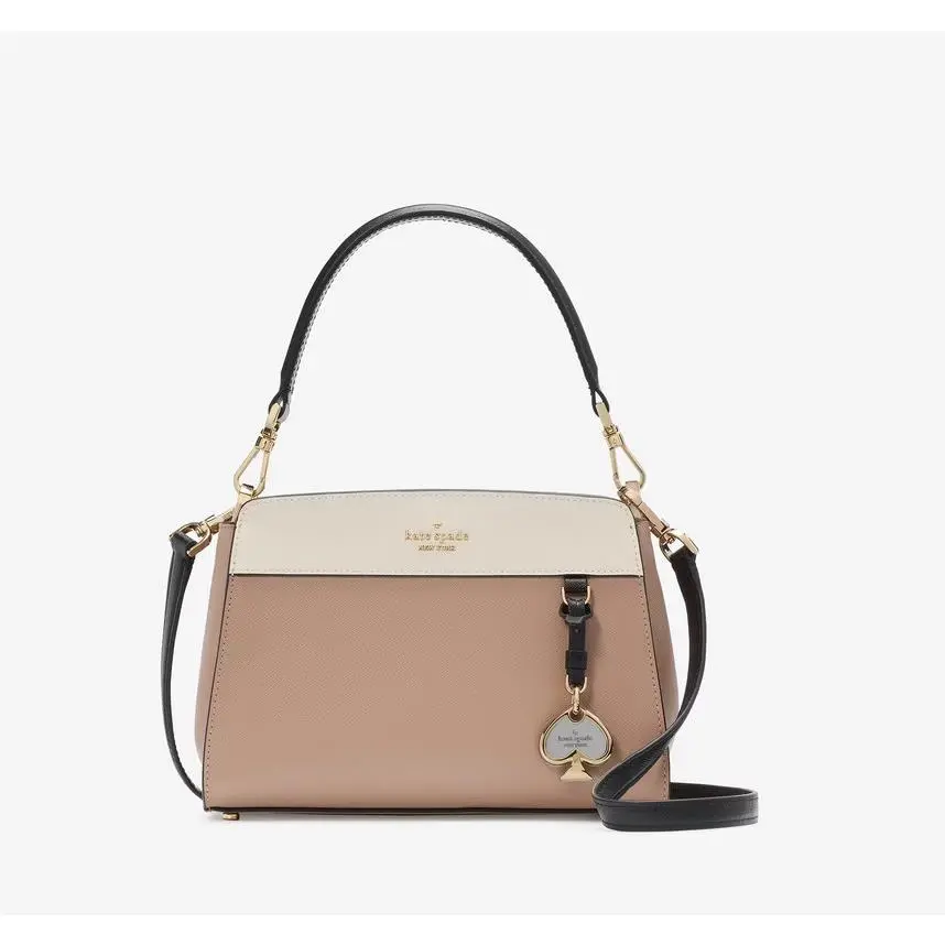 Kate Spade Madison Small Top Handle Satchel Toasted Hazelnut Crossbody Purse