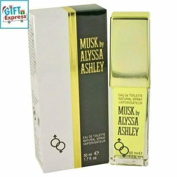 Musk Eau de Toilette Spray 1.7 oz / 50ml – Fresh Feminine Scent by Alyssa Ashley
