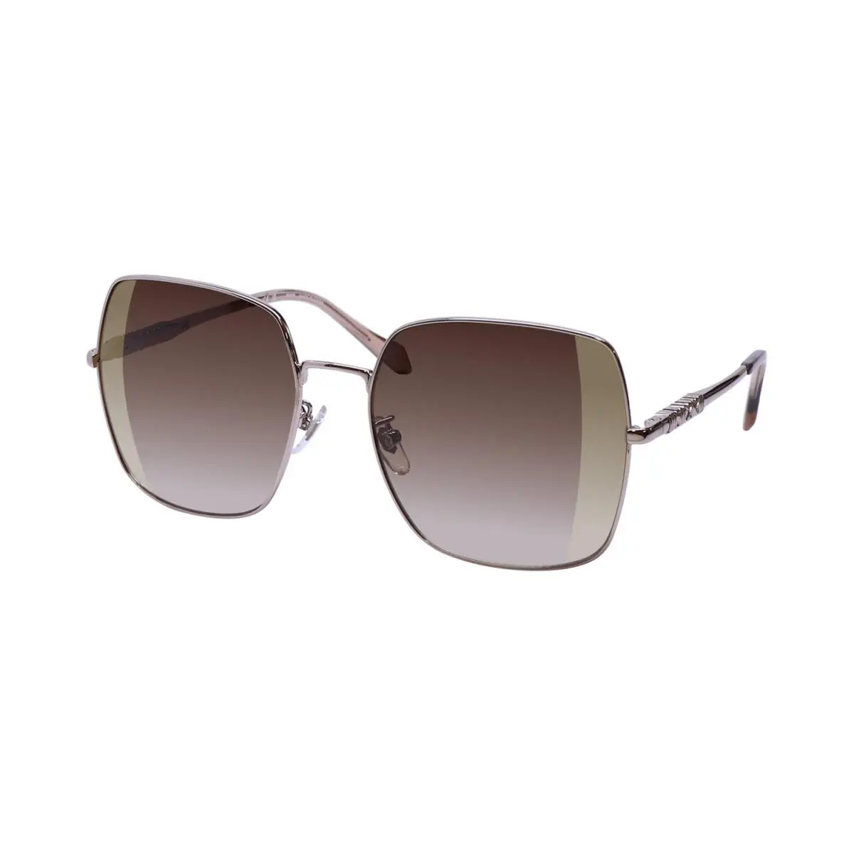 SJC031 Sunglasses Oversized Lenses Avant-garde Design Luxury Brand Red Gold by Just Cavalli