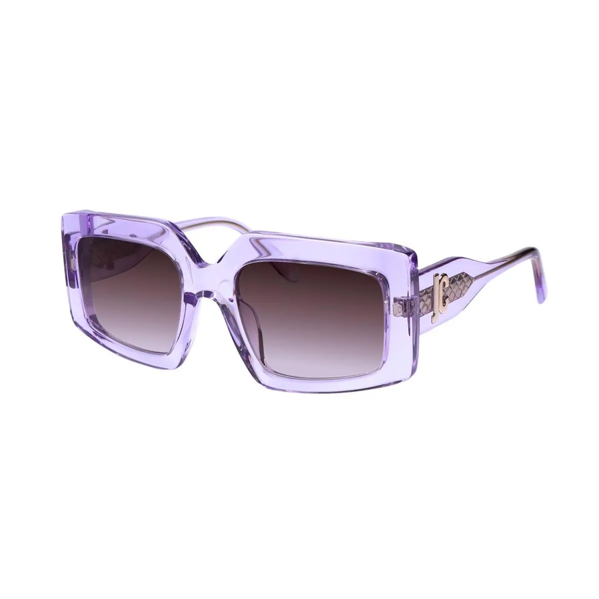 SJC020V Sunglasses Full-rim Purple Oversized 06SC Italy Womens by Just Cavalli