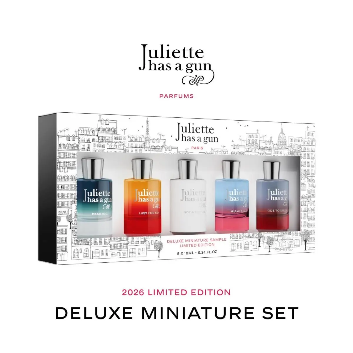 Juliette Has A Gun Perfume Deluxe Miniature Limited Edition 5pc Set 10mL