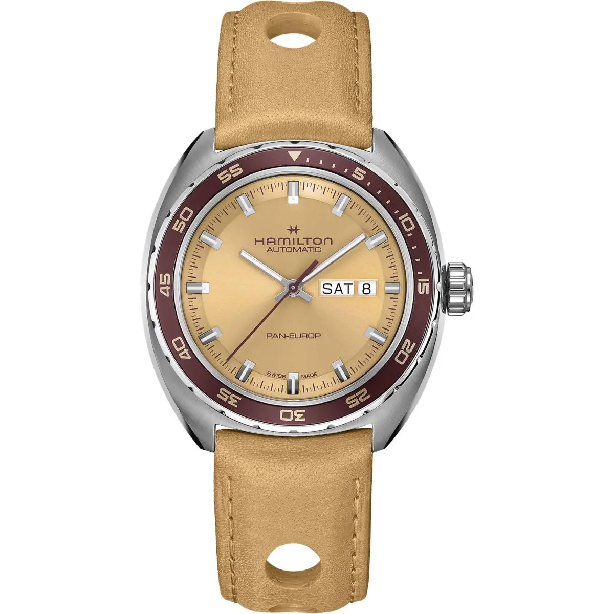 Hamilton Men`s American Classic Pan Europ 42mm Automatic Watch H35435820