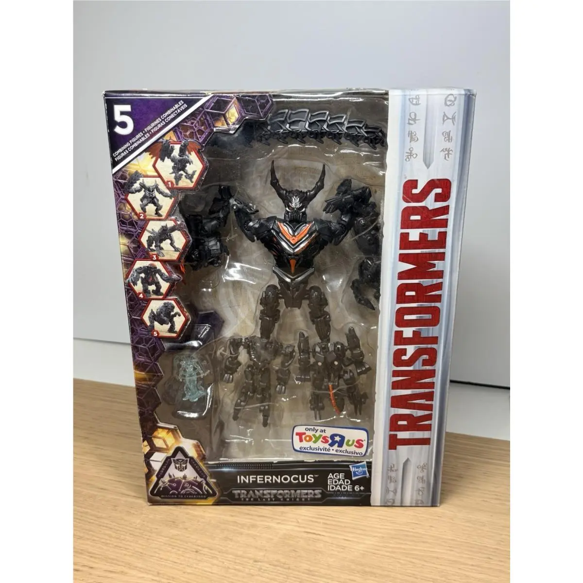 2016 Transformers Last Knight Infernocus Toys R Us Exclusive Misp Misb NM