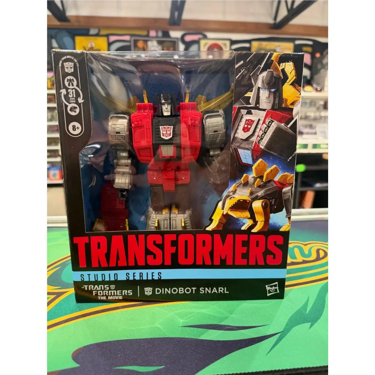 Transformers Studio Series 8 Inch Action Figure Leader Class - Dinobot Snarl