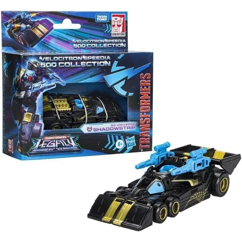 Transformers Legacy Velocitron Speedia 500 Shadowstrip Deluxe Class Action Figur