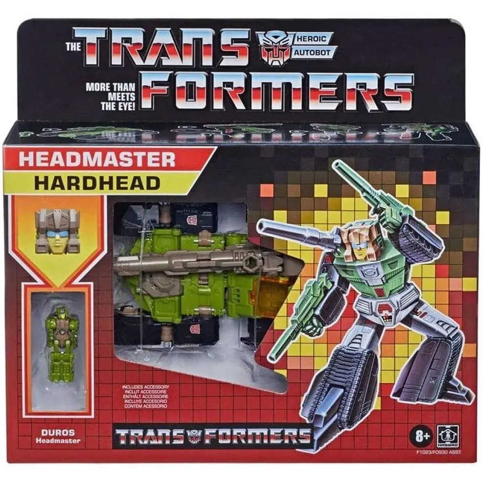Transformers 2021 Modern Figure in Retro Packaging Autobot Headmaster Hardhead
