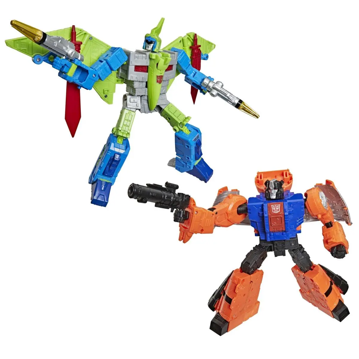 Transformers Age of The Primes G2 Dinobot Swoop and G2 Dinobot Sludge 21.5 cm