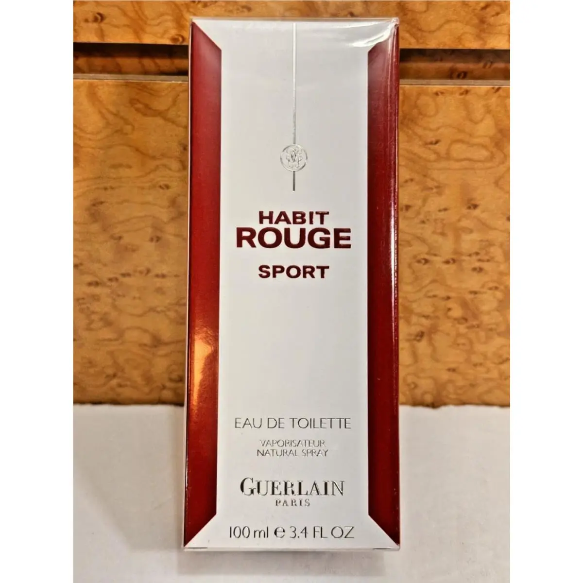 Habit Rouge Sport By Guerlain Men Cologne Eau De Toilette Spray 3.4oz Seal