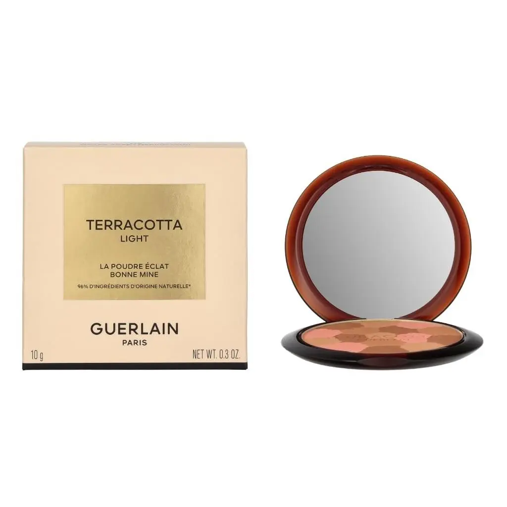 #02 Medium Cool Terracotta Light The Sun Kissed Healthy Glow Powder 02 Medium Cool by Guerlain