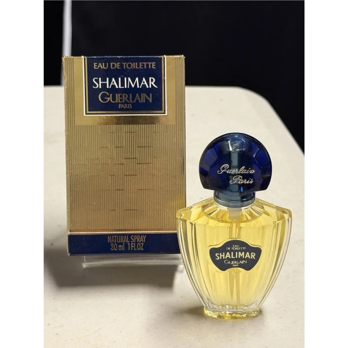 Guerlain Vintage Shalimar Eau De Toilette Natural Spray 1 Fl oz 30 ml Guerla
