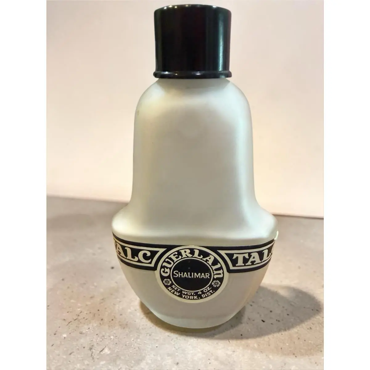 Guerlain Shalimar Talcum Body Powder Shalimar 4oz Glass Bottle